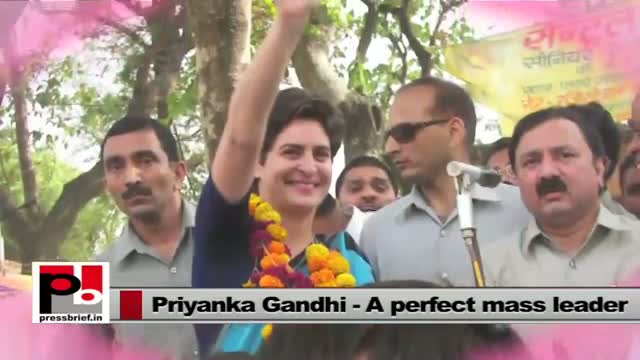 Watch Charismatic and energetic Congress leader - Priyanka Gandhi Video