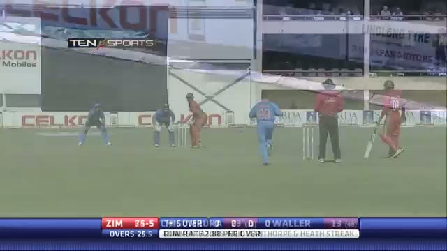 Watch India vs Zimbabwe 4th ODI - Zimbabwe Best 4'S & 6'S Highlights Video