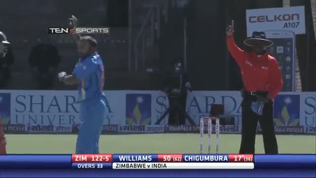 Watch Zimbabwe Wickets - India vs Zimbabwe 5th ODI - 3 Aug 2013 Video