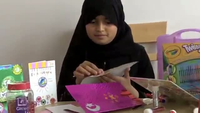 Watch How to make Eid cards using Muslimstickers Video