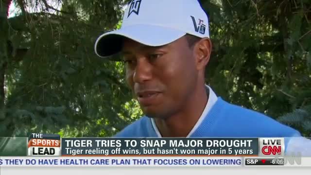 Watch Tiger Woods tries to snap major slump at PGA Championship Video
