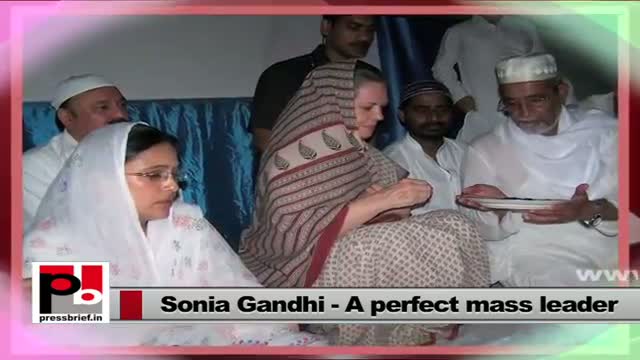 Watch Sonia Gandhi - inspirational Congress President Video