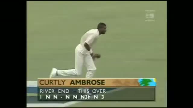 Watch 9 no balls in an over - World Record by Curtly Ambrose Video