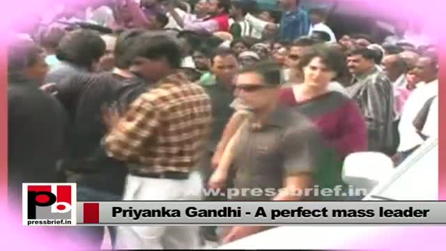 Watch Efficient, matured and energetic Priyanka Gandhi Video