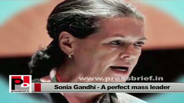 Watch Sonia Gandhi's vision - Inclusive growth and welfare of the poor Video