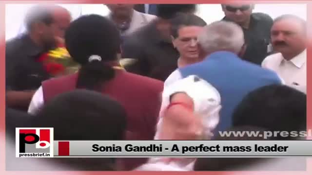 Watch Sonia Gandhi's priority -- to ensure welfare of the poor in the country Video