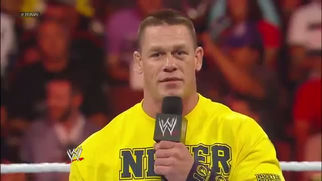 Watch John Cena declares Daniel Bryan the legitimate WWE Champion: Raw, August 19, 2013 Video