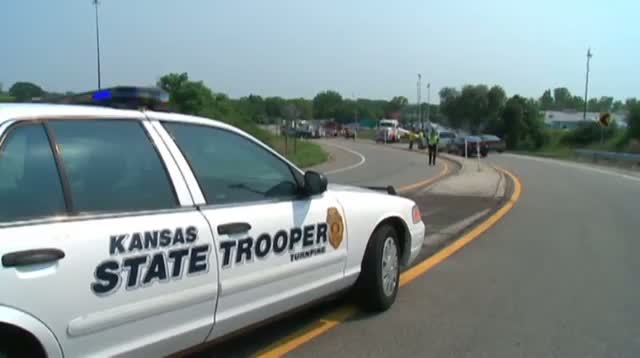 Watch School Bus Overturns in Kan., Students Hurt Video