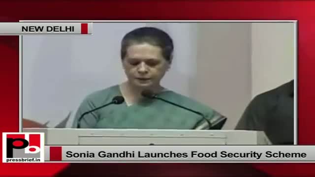 Watch Sonia Gandhi: UPA Govt's Food Security scheme in unparalleled in the world Video