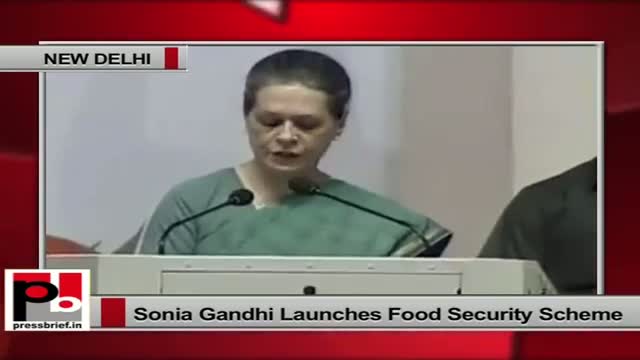 Watch Sonia Gandhi: Reforming PDS is main focus in Food Security scheme Video