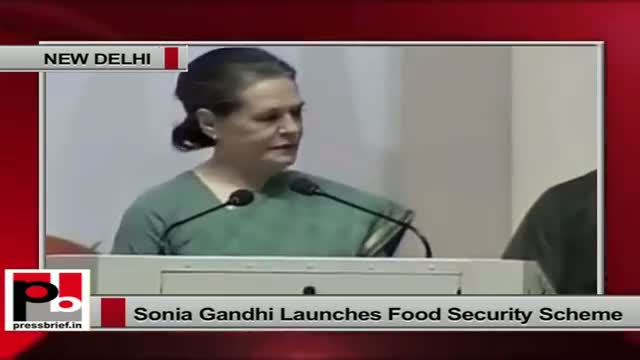 Watch Sonia Gandhi praises Delhi Govt for launching historic Food Security scheme Video