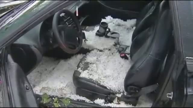 Watch Colorado Hail Looks Like Summer Snowstorm Video