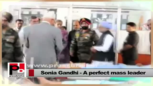 Watch Sonia Gandhi always stresses for inclusive growth Video