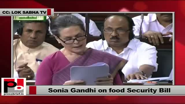 Watch Sonia Gandhi: Food Security scheme an opportunity to transform the lives of poor in our country Video