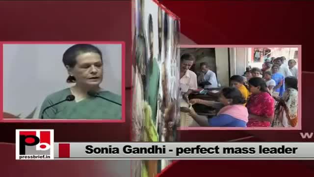 Watch Sonia Gandhi talks about UPA's historic Food Security Bill Video