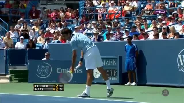 Watch ROGER FEDERER VS TOMMY HASS Highlights 3rd Round Cincinnati Masters 2013 Video