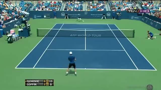 Watch NOVAK DJOKOVIC VS DAVID GOFFIN Highlights 3rd Round Cincinnati Masters 2013 Video