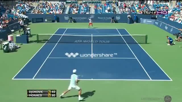 Watch NOVAK DJOKOVIC VS JUAN MONACO Highlights 2nd Round Cincinnati Masters 2013 Video
