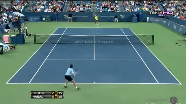 Watch RAFAEL NADAL VS BENJAMIN BECKER HOT Highlights 2nd Round Cincinnati Masters 2013 Video