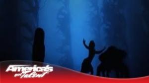 Watch Catapult Entertainment - Shadow Imagery From the Ocean Floor - America's Got Talent Semi-Finals 2013 Video