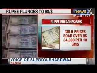 Watch Indian Rupee vs US Dollar: Rupee sinks to 68.5 against the US Dollar Video