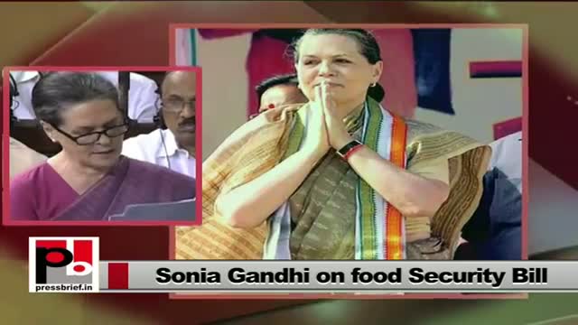 Watch Sonia Gandhi championed Food Security bill gets LS nod Video