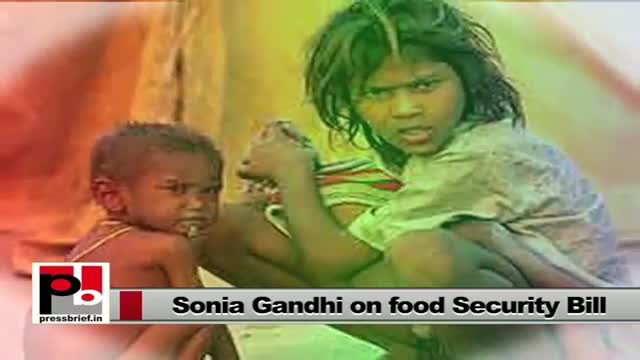 Watch Sonia Gandhi - the champion of Food Security scheme Video
