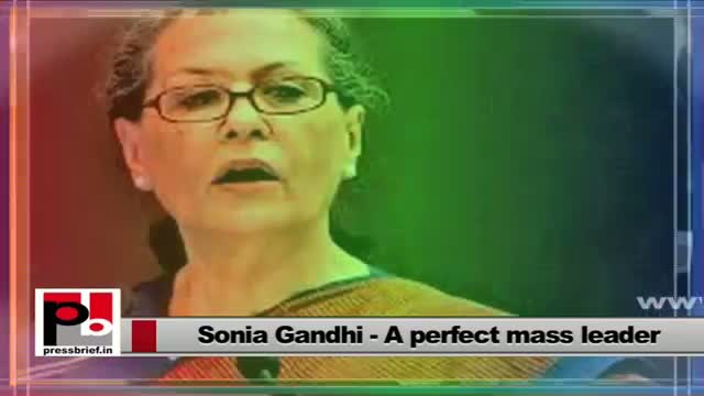 Watch Sonia Gandhi speaks at Rajiv Gandhi Sadbhavana award function Video