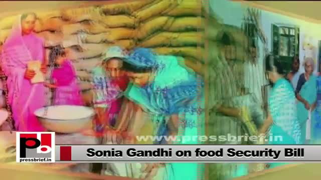 Watch Sonia Gandhi's consistent efforts reap benefit - Food Security Bill is now passed in LS Video
