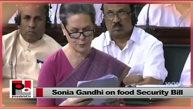 Watch Food Security Bill - the dream project of Congress President Sonia Gandhi Video