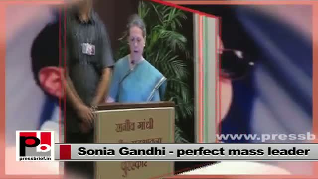 Watch Sonia Gandhi - committed for empowering the poor Video