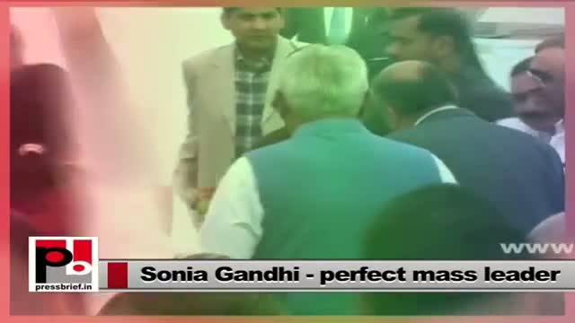 Watch Sonia Gandhi - a leader committed for inclusive growth with welfare of the poor Video