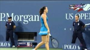 Watch Na Li vs Jelena Jankovic Match Point Round 4 US OPEN 2013 Video