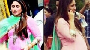 Watch PREGNANT Kareena Kapoor's BABY BUMP Exposed Video