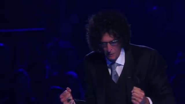 Watch Howard Stern and Howie Mandel Kiss - America's Got Talent 2013 Video