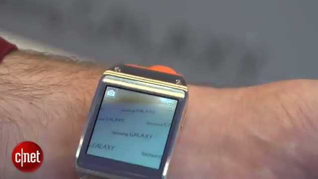 Watch First Look: The Samsung Galaxy Gear watch that pairs with your phone Video