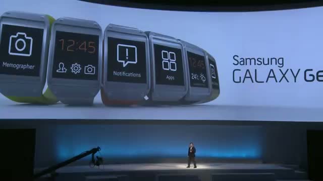 Watch Samsung unveils smartwatch at Berlin electronics fair Video