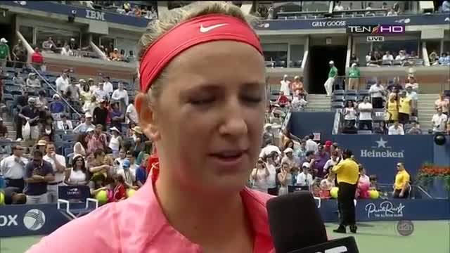 Watch Interview Victoria Azarenka vs Ana Ivanoic Highlights Round 4 US OPEN 2013 Video