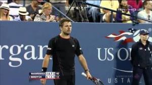Watch Stanislas Wawrinka vs Tomas Berdych Match Point Round 4 US OPEN 2013 Video