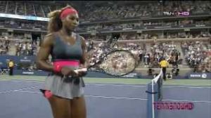 Watch Serena Williams vs Suarez Navarro Match Point Quarterfinals US OPEN 2013 Video