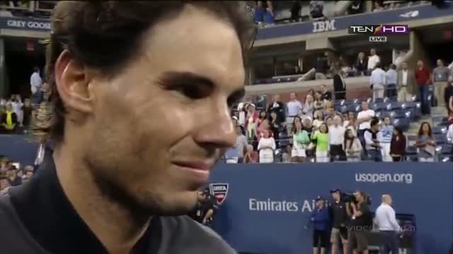 Watch Interview Rafael Nadal vs Tommy Robredo Highlights Quarterfinals US OPEN 2013 Video