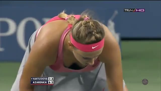 Watch Victoria Azarenka vs Hantuchova Match Point Quarterfinals US OPEN 2013 Video