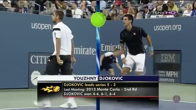 Watch 1. Novak Djokovic vs Mikhail Youzhny Full Match Quarterfinals US OPEN 2013 Video
