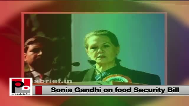 Watch Food Security Bill - a special gift for the poor from Sonia Gandhi Video
