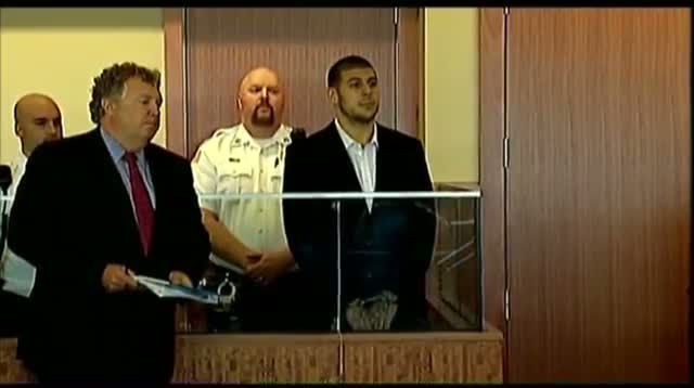 Watch Former NFL Star Hernandez Pleads Not Guilty Video