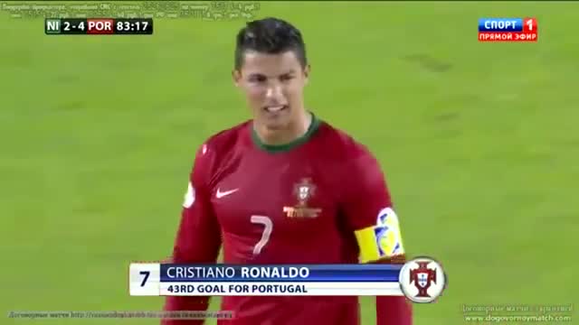 Watch Cristiano Ronaldo Free kick goal vs North Ireland (2013) Portugal Vs vs North Ireland 4-2 2013 HD Video