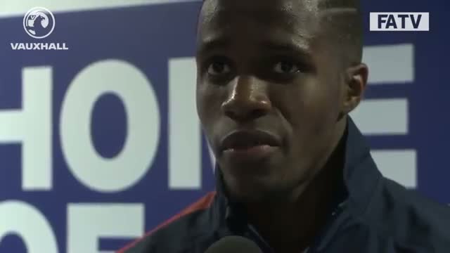 Watch Manchester United's Wilfried Zaha on England-U21s' 1-0 win vs Moldova Video