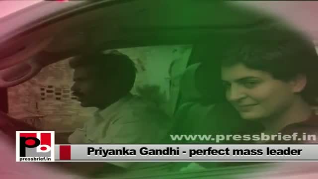Watch Priyanka Gandhi easily connects with common people Video
