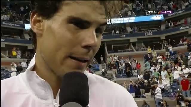 Watch Interview Rafael Nadal vs Richard Gasquet Semifinals US OPEN 2013 Video