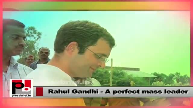 Watch Rahul Gandhi - leader who easily strikes chord with the masses Video